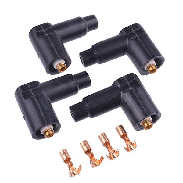 Spark lead connector set (4x) coil side - KMS Webshop