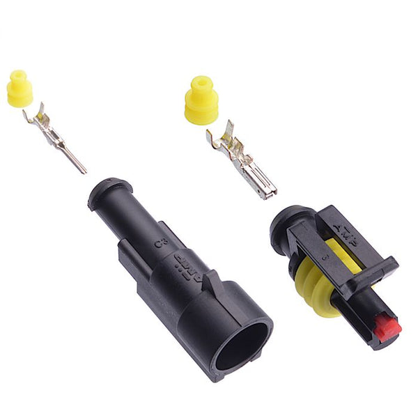 Superseal connector set 1-pin (pins & seals included) - KMS Webshop