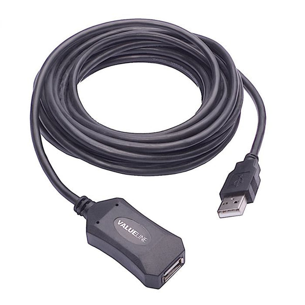 USB extension cable 5m (with amplifier) - KMS Webshop